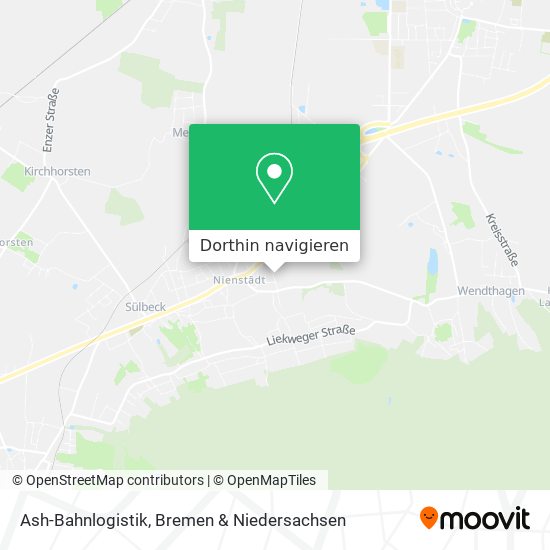 Ash-Bahnlogistik Karte