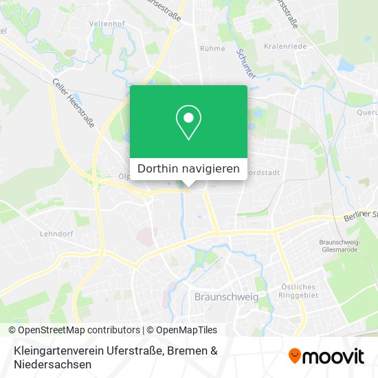 Kleingartenverein Uferstraße Karte