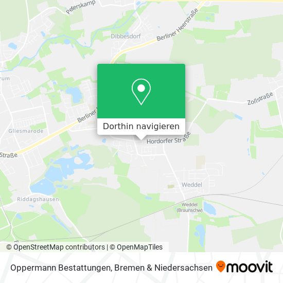 Oppermann Bestattungen Karte