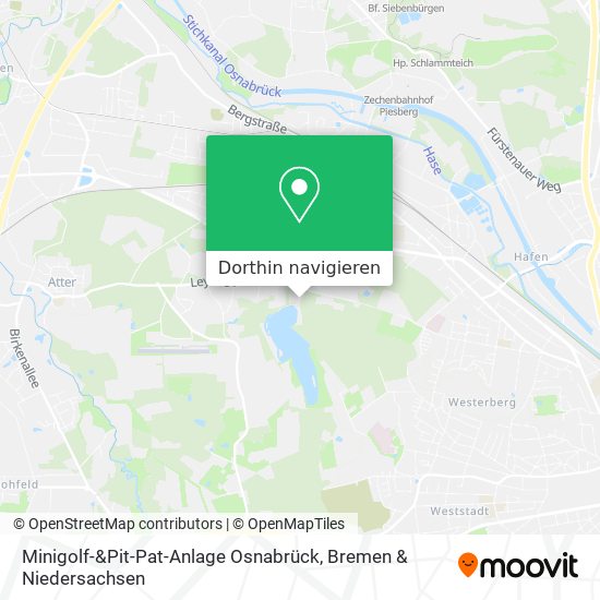 Minigolf-&Pit-Pat-Anlage Osnabrück Karte