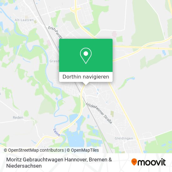 Moritz Gebrauchtwagen Hannover Karte