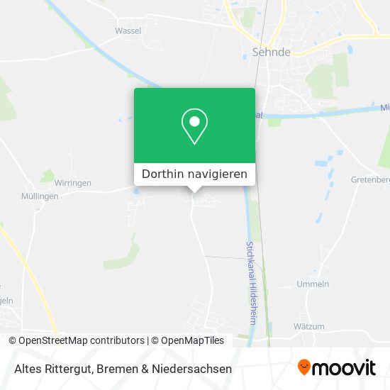 Altes Rittergut Karte