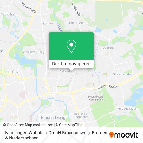 Nibelungen-Wohnbau-GmbH Braunschweig Karte