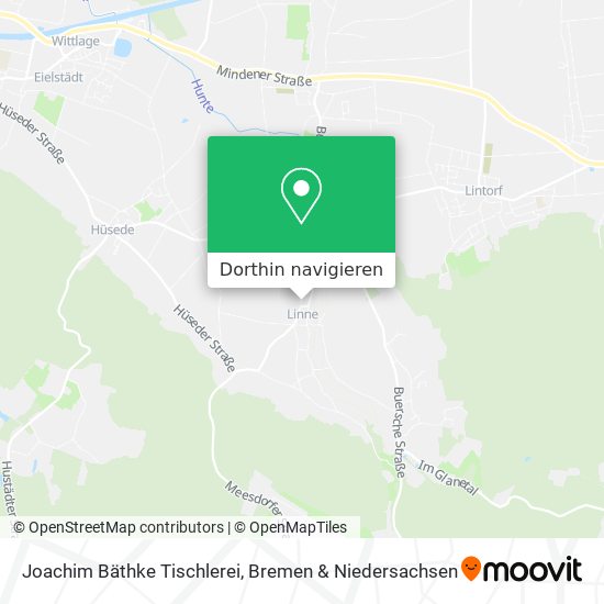 Joachim Bäthke Tischlerei Karte
