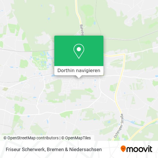 Friseur Scherwerk Karte