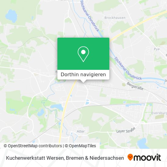 Kuchenwerkstatt Wersen Karte