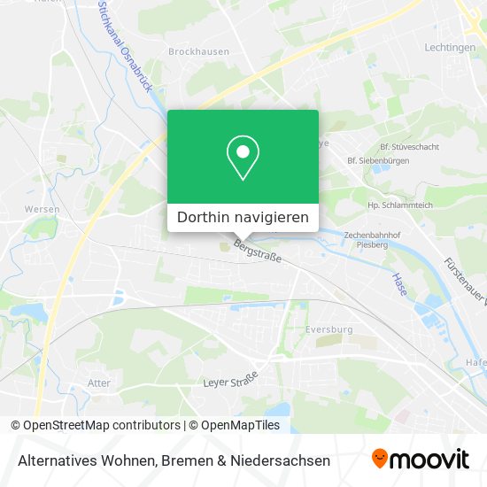 Alternatives Wohnen Karte