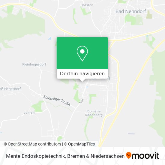 Mente Endoskopietechnik Karte