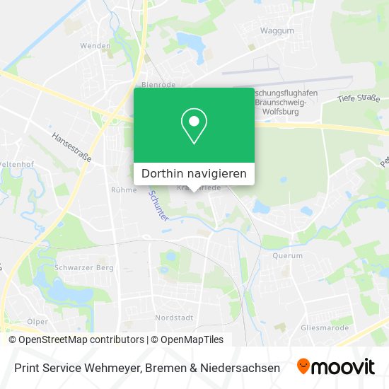 Print Service Wehmeyer Karte