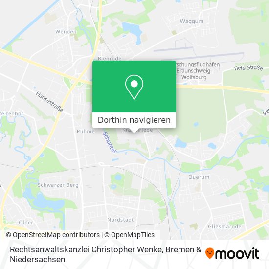 Rechtsanwaltskanzlei Christopher Wenke Karte