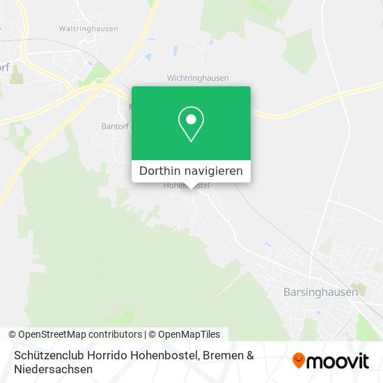Schützenclub Horrido Hohenbostel Karte
