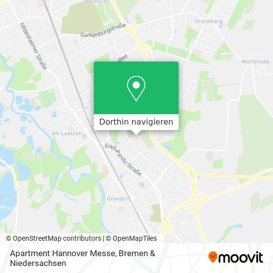 Apartment Hannover Messe Karte