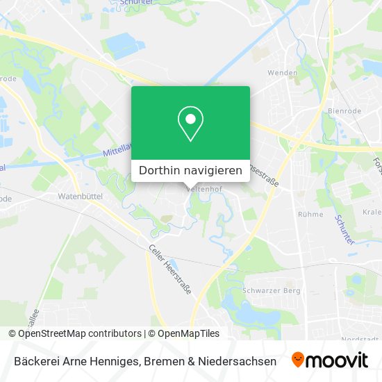 Bäckerei Arne Henniges Karte