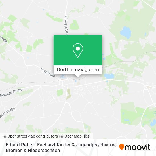Erhard Petrzik Facharzt Kinder & Jugendpsychiatrie Karte
