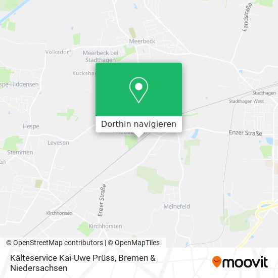 Kälteservice Kai-Uwe Prüss Karte
