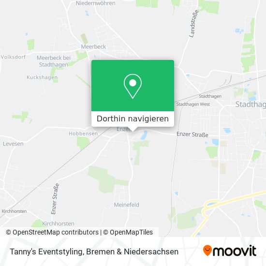 Tanny's Eventstyling Karte