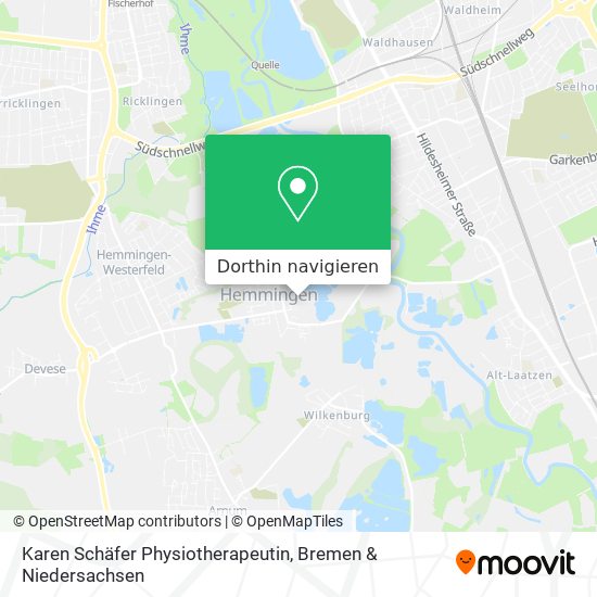 Karen Schäfer Physiotherapeutin Karte