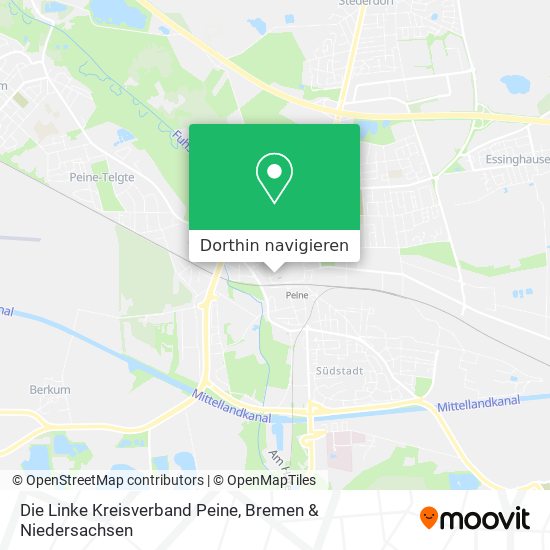 Die Linke Kreisverband Peine Karte