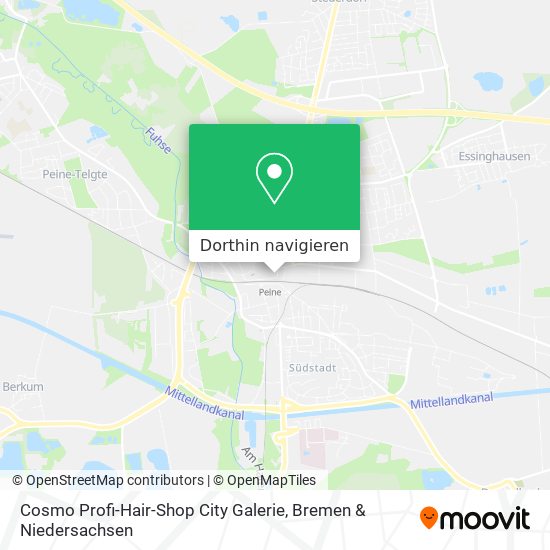 Cosmo Profi-Hair-Shop City Galerie Karte