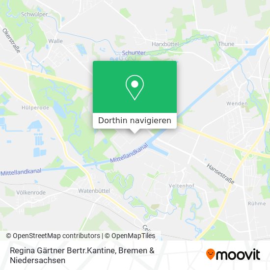 Regina Gärtner Bertr.Kantine Karte