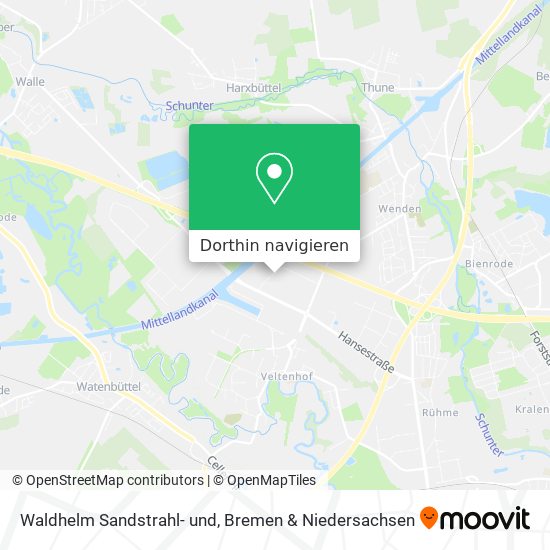 Waldhelm Sandstrahl- und Karte