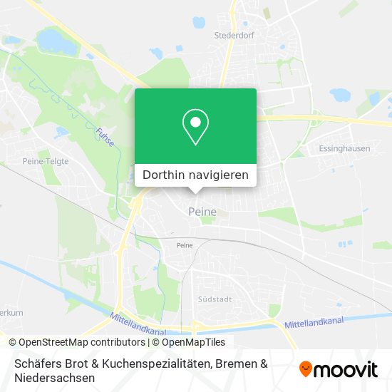Schäfers Brot & Kuchenspezialitäten Karte