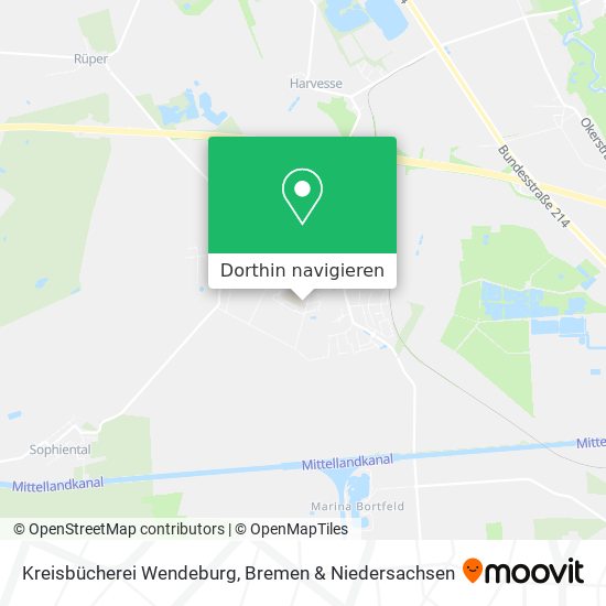 Kreisbücherei Wendeburg Karte