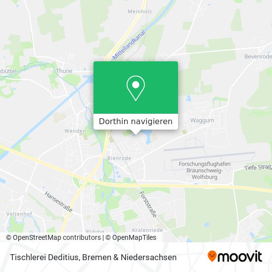Tischlerei Deditius Karte