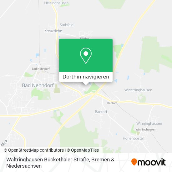 Waltringhausen Bückethaler Straße Karte
