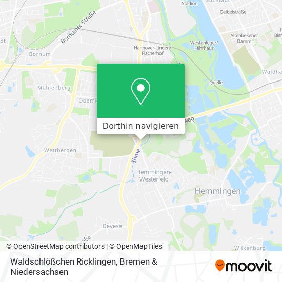 Waldschlößchen Ricklingen Karte