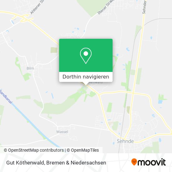 Gut Köthenwald Karte