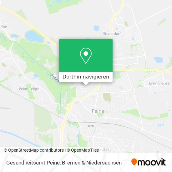 Gesundheitsamt Peine Karte