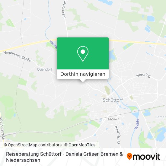 Reiseberatung Schüttorf - Daniela Gräser Karte