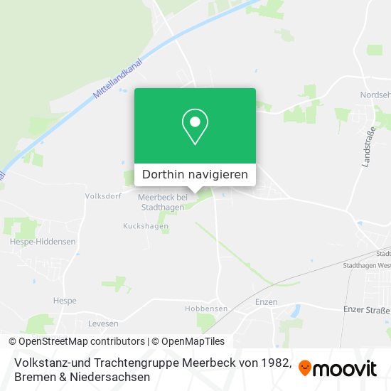 Volkstanz-und Trachtengruppe Meerbeck von 1982 Karte