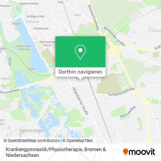 Krankengymnastik / Physiotherapie Karte