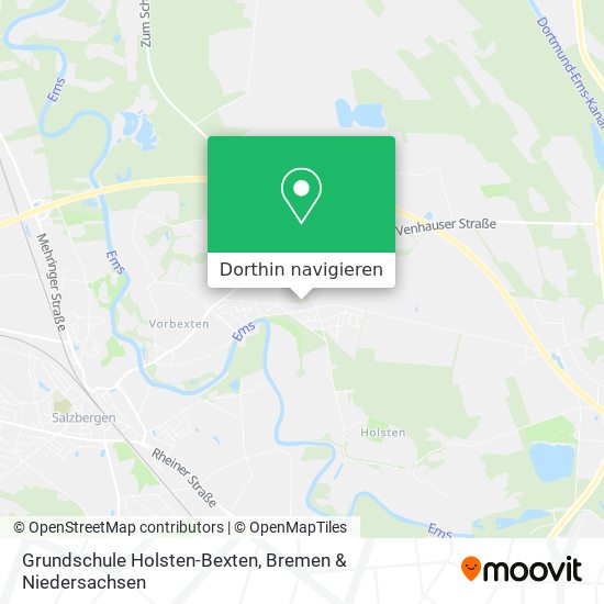 Grundschule Holsten-Bexten Karte