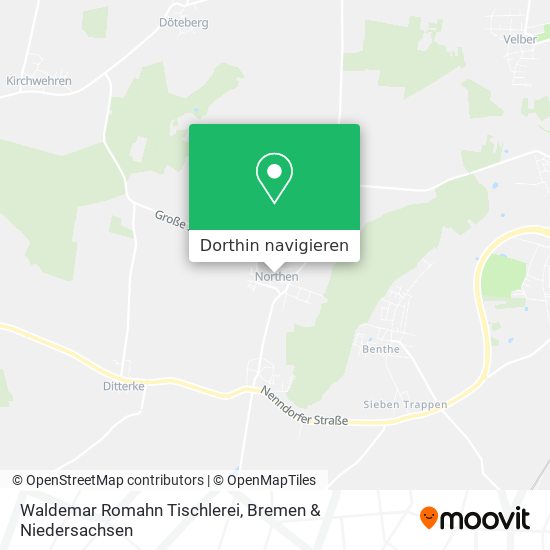 Waldemar Romahn Tischlerei Karte