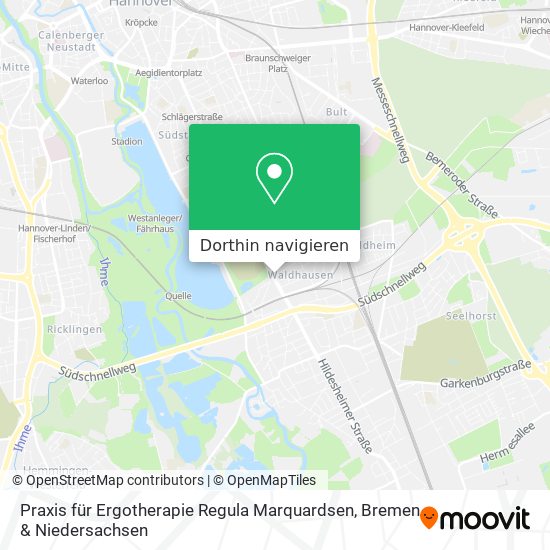 Praxis für Ergotherapie Regula Marquardsen Karte