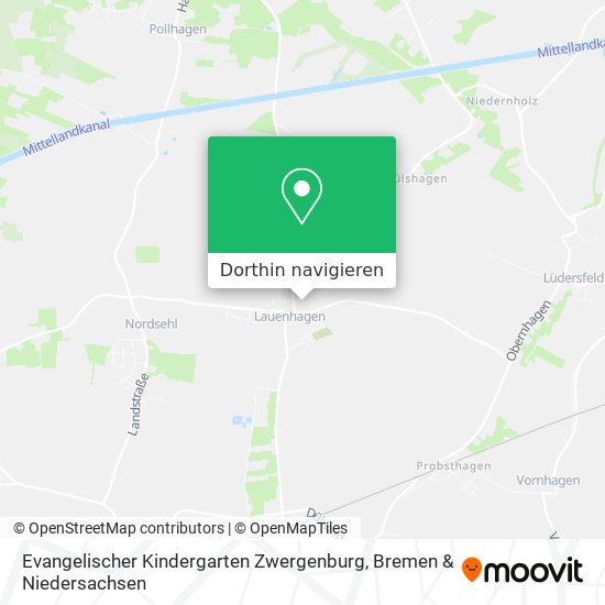 Evangelischer Kindergarten Zwergenburg Karte