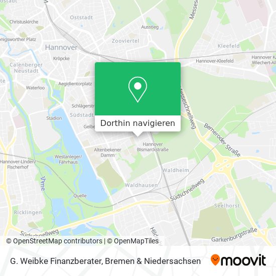G. Weibke Finanzberater Karte