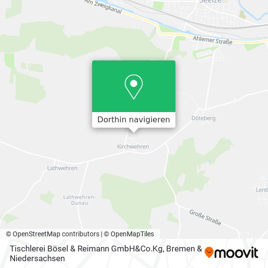 Tischlerei Bösel & Reimann GmbH&Co.Kg Karte