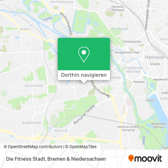 Die Fitness Stadt Karte