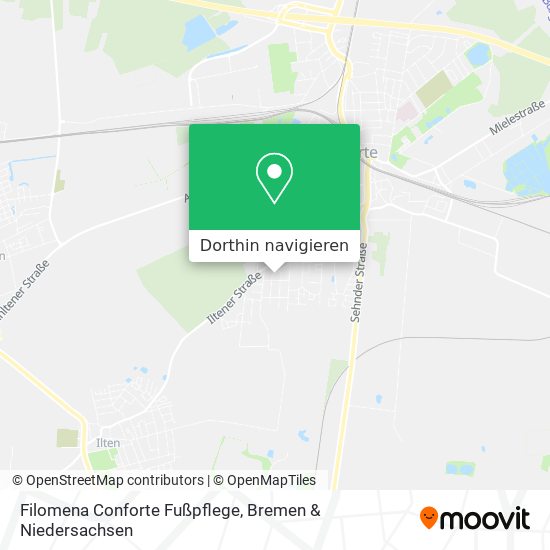 Filomena Conforte Fußpflege Karte