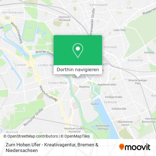 Zum Hohen Ufer - Kreativagentur Karte
