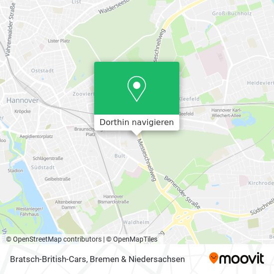 Bratsch-British-Cars Karte