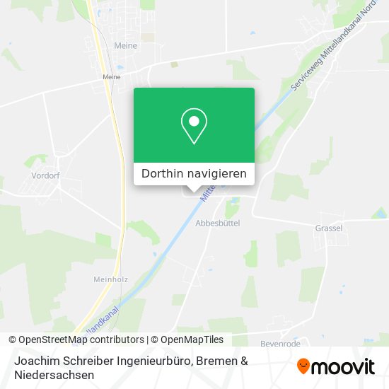 Joachim Schreiber Ingenieurbüro Karte