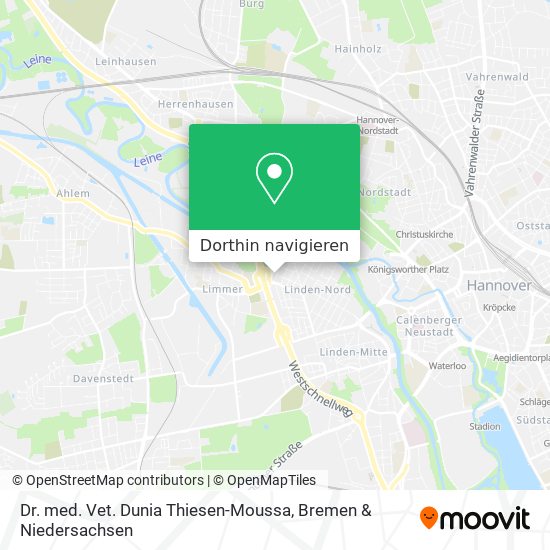 Dr. med. Vet. Dunia Thiesen-Moussa Karte