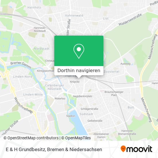 E & H Grundbesitz Karte
