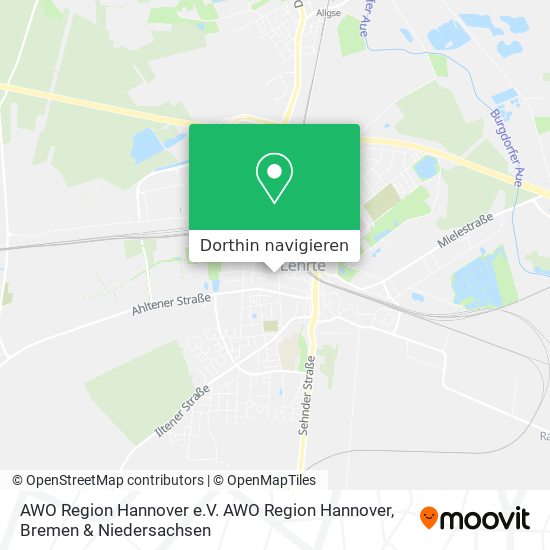 AWO Region Hannover e.V. AWO Region Hannover Karte