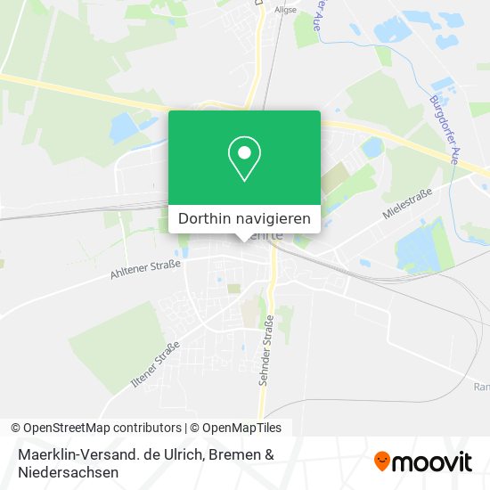 Maerklin-Versand. de Ulrich Karte
